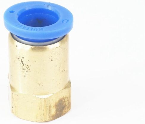 5pc 1/4" Female to Fit Tube O/D 12mm Pneumatic Push In Connector Union Quick Release Air Fitting Plumbing in Kuwait