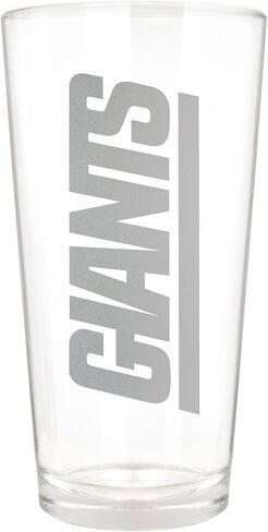 Great American Products New York Giants Etched 16oz. Vertical Rally Cry Pint Glass in Kuwait