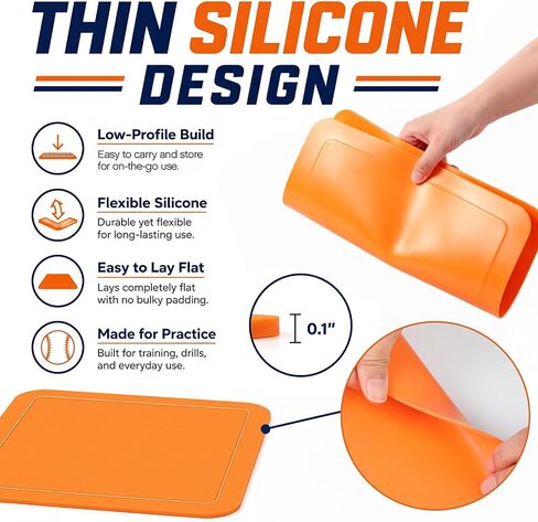 Hiboom 3 Pcs Baseball Bases for Yard with Portable Carrying Bag, Throw Down Bases 1st, 2nd, 3rd Softball Kickball Rubber Base Sets for Field Backyard Playground Practice Adults in Kuwait