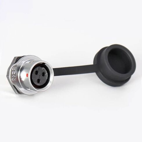 SF12-3 Pin Plug+Socket Back Mount Waterproof Metal Aviation Circular Quick Push-Pull Industrial in Kuwait