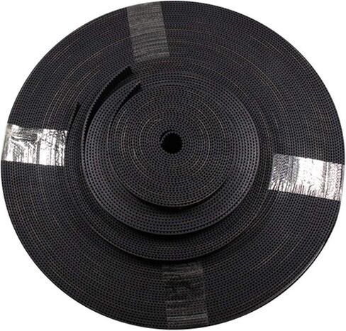 Leloo Syu-Belt Timing MXL GT2 Timing Belt, 6mm 10mm Width, 2GT Open Timing Belt, for 3D Printer, Laser Engraving Machine Rubber Belt Durable Materials (Size : 5M GT2 6mm) in Kuwait