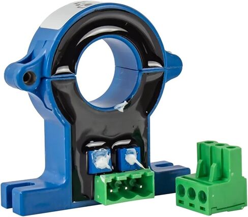AC/DC Currents Transmitter 0-500A Current Sensor Transducer,0-5V Output(Dia 38mm-AC 0-50A in) in Kuwait