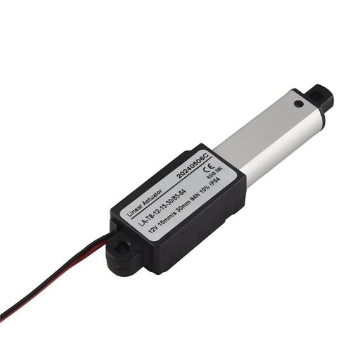 Electric Linear Actuator - 1.2inch Stroke, 64N/14.4Lb, Speed 0.6Inch/S Waterproof Motion Actuator Small 12V DC in Kuwait
