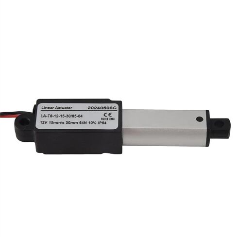 Electric Linear Actuator - 1.2inch Stroke, 64N/14.4Lb, Speed 0.6Inch/S Waterproof Motion Actuator Small 12V DC in Kuwait
