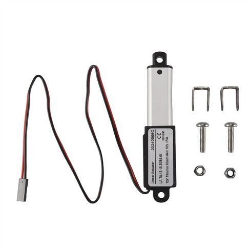 Electric Linear Actuator - 1.2inch Stroke, 64N/14.4Lb, Speed 0.6Inch/S Waterproof Motion Actuator Small 12V DC in Kuwait