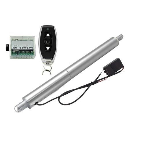 32mm Thin Linear Actuator Kit 1100N 12V 24V DC Tubular Motor for Electric TV Lift Furniture Table Bed(Stroke 350mm,24V 1100N 4mm per s) in Kuwait