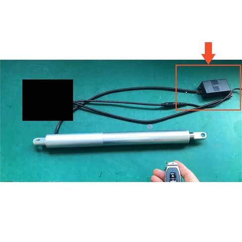 32mm Thin Linear Actuator Kit 1100N 12V 24V DC Tubular Motor for Electric TV Lift Furniture Table Bed(Stroke 350mm,24V 1100N 4mm per s) in Kuwait