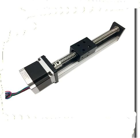 SGX Linear Guide Rail Actuator Module SFU1605 Ball Screw Stage D High Precision Effective Stroke 150mm 200mm Slide Motion System for CNC Router Printer Automation(SFU1605-200mm) in Kuwait