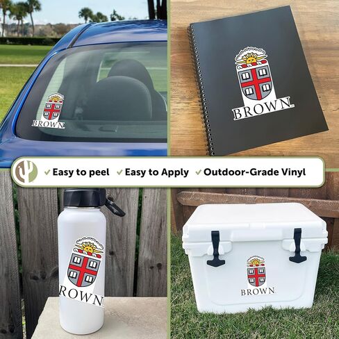 Desert Cactus Brown University Sticker Bears Vinyl Decal Laptop Water Bottle Car Scrapbook (IND 00001) in Kuwait