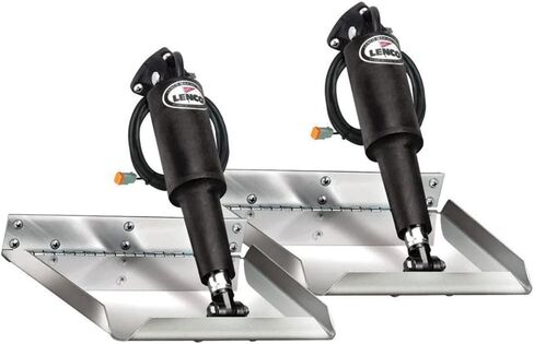 LENCO MARINE 15116-101 مجموعة علامات القطع مقاس 12 بوصة × 12 بوصة حافة 12 فولت مصقولة in Kuwait