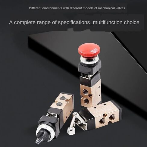 1PCS Pneumatic Two-Position Five-Port-Position Five-Way Mechanical Valve Roller Wheel Button Type MSV-86522R/TB/EB MSV(MSV-86522TB,8MM) in Kuwait