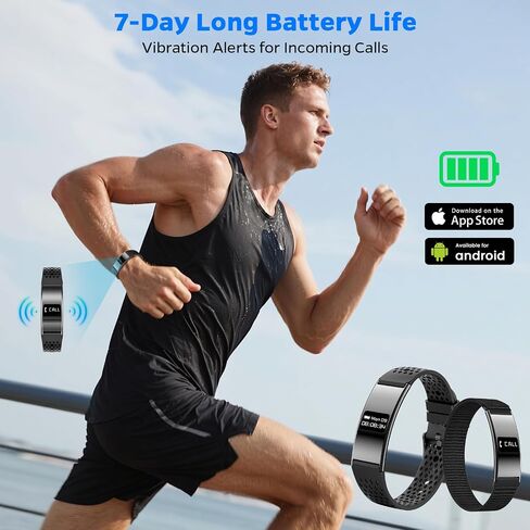 Smart Fitness Tracker Bracelet for Women & Men with Sleep Monitoring | 24/7 Heart Rate & Blood Oxygen Monitor, Activity Tracker with 7-Day Battery, Step Counter, Fitness Watch for Android & iPhone in Kuwait