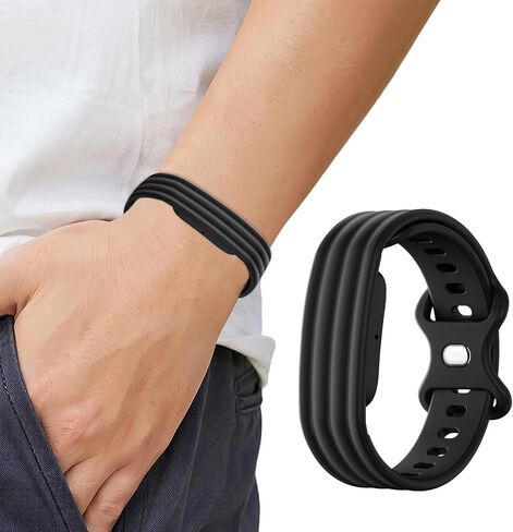 Silicone Band for Google Fitbit Air, Replacement Adjustable Sweatproof Strap for Fitbit Air Screenless Fitness Tracker, Fitness Running Sleep Tracking & Daily Wear Accessory in Kuwait