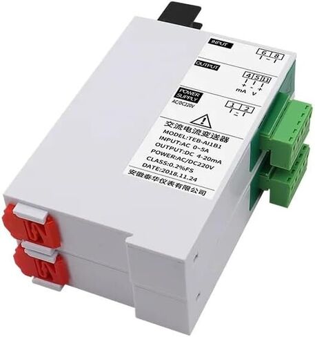 AC Current Transmitter 220V Input Power Output AC0-5A 4-20mA10V Single Three-Phase 194-BS4I(DC AC85-265,0-20mA Out,0-1A in) in Kuwait