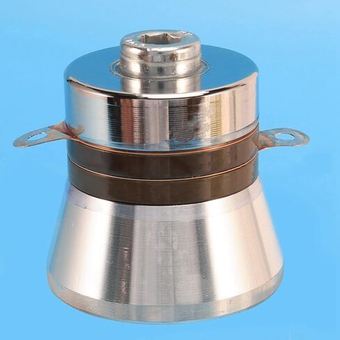 KTELI 6X 60W 40KHz High Conversion Efficiency Ultrasonic Piezoelectric Transducer Cleaner High Performance Acoustic Components, Gray &Silver in Kuwait