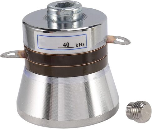 KTELI 6X 60W 40KHz High Conversion Efficiency Ultrasonic Piezoelectric Transducer Cleaner High Performance Acoustic Components, Gray &Silver in Kuwait