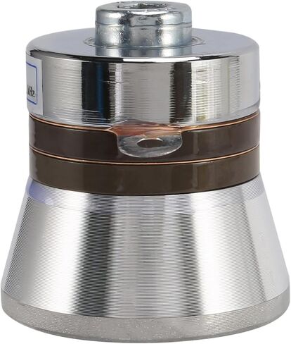 KTELI 6X 60W 40KHz High Conversion Efficiency Ultrasonic Piezoelectric Transducer Cleaner High Performance Acoustic Components, Gray &Silver in Kuwait