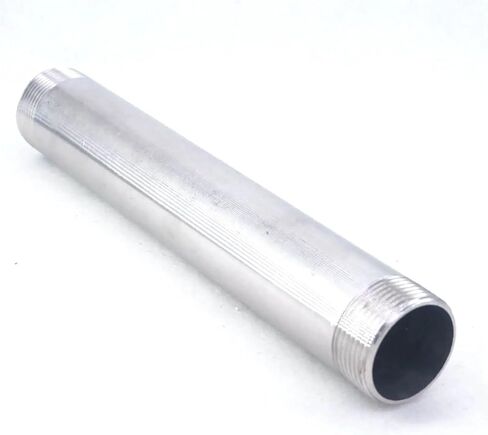 1-1/4" BSP Equal Male Thread Length 200mm 304 Stainless Steel Long Straight Pipe Fitting Connector in Saudi Arabia