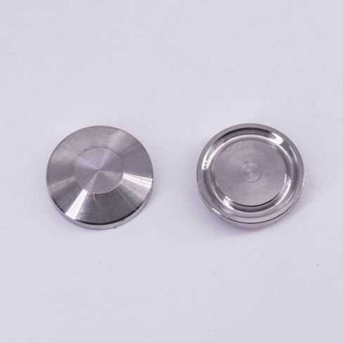 0.5 "1/2" 12.7 مللي متر ثلاثي المشبك SUS 304 الفولاذ ثلاثي المشبك غطاء أعمى نهاية غطاء المنزل المشروب النبيذ الطويق OD 25 مللي متر in Kuwait