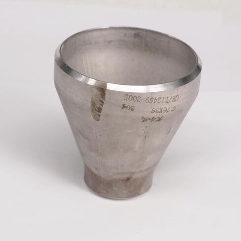 76x38mm 304 Stainless Steel Concentric Reducing Butt Welded Pipe Fitting Water gas Oil in Saudi Arabia
