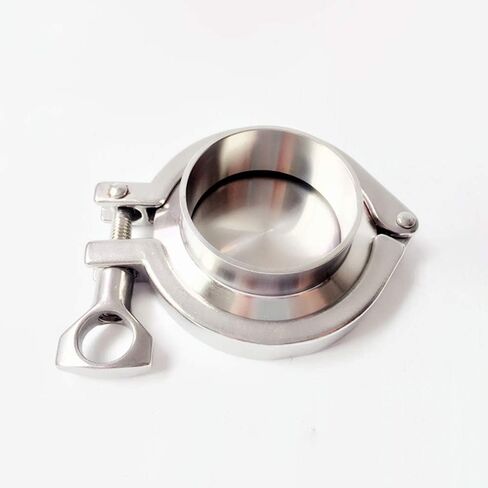 End Cap Set 219mm Pipe OD x 8" Tri Clamp 233mm Ferrule OD SUS 304 End Cap Set in Kuwait