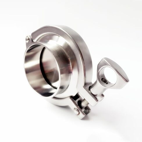 End Cap Set 219mm Pipe OD x 8" Tri Clamp 233mm Ferrule OD SUS 304 End Cap Set in Kuwait
