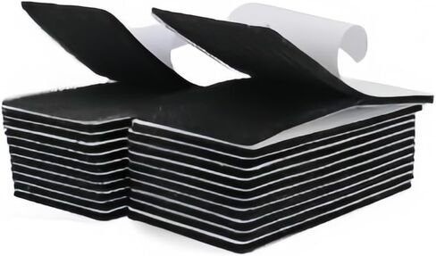 10 Pairs Hook and Loop Tape 2in x 6in(50x150mm), Slef Adhesive Interlocking Strip, Mounting Tape Heavy Duty Adhesion, Picture Hanging Strips Fastener, Double Sided Carpet & Rug Fixation in Kuwait