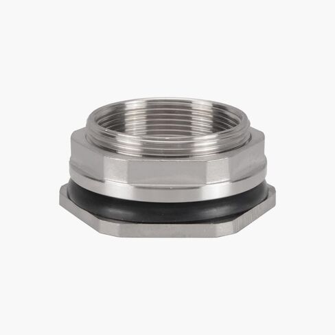 1pc 1/4" 3/8" 1/2" 3/4" 1" 2" BSP Female 316L 304 Stainless Steel Bulkhead Pipe Fitting Connector Coupler Water Tank Hole Drainer(316,1/4") in Kuwait