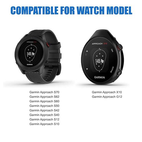 شاحن Garmin Approach S10 S12 S40 S42 S44 S50 S60 S62 S70 X10 G12، سلك كابل شحن بديل مع منفذ شاحن مضاد للغبار (عبوتان) in Kuwait