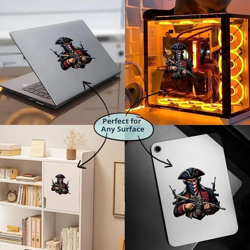 ملصق فينيل للذكرى السنوية الـ 250 للولايات المتحدة الأمريكية، تصميمات مستوحاة من النسر الوطني والبطل الأمريكي، ملصقات مقاومة للماء للسيارات والشاحنات والجدار والكمبيوتر المحمول والنافذة والديكور الوطني in Kuwait