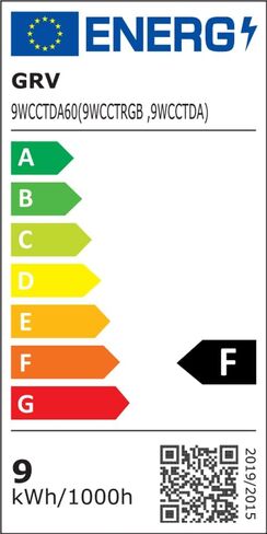 لمبة إضاءة LED ذكية GRV E26 A60 9W مع جهاز تحكم عن بعد 2.4 جيجا هرتز، مصابيح LED متغيرة اللون، قابلة للتعتيم بدون خطوات 3000K-6500K، ما يعادل مصباح ساطع 60 وات، 800 لومن، ديكور منزلي، 1 لمبة و1 جهاز تحكم عن بعد in Kuwait