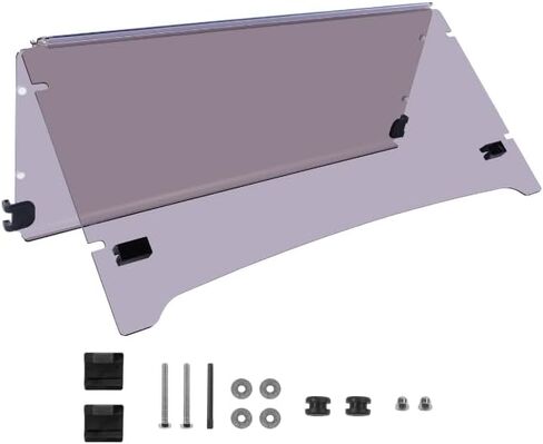 الزجاج الأمامي لعربة الجولف المدمجة Flip Flop لـ YAMAHA DRIVE 2، لون ملون، سمك 3/16 بوصة، يناسب موديلات YAMAHA DRIVE 2 2017+ in Kuwait
