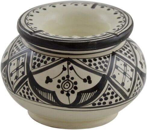 Ceramic Ashtrays Moroccan Handmade Smokeless Exquisite Large Glazes in Kuwait