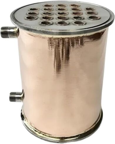 6" 154mm Ferrule167mm Copper With 1/2" Male Thread Reflux Condenser Length 200mm For Beer in Saudi Arabia