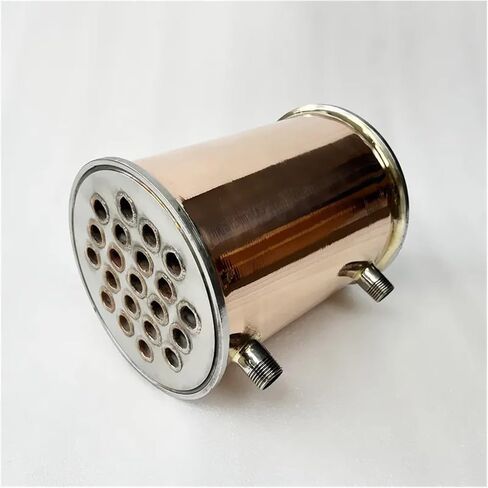 6" 154mm Ferrule167mm Copper With 1/2" Male Thread Reflux Condenser Length 200mm For Beer in Saudi Arabia
