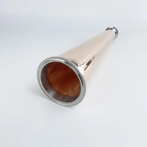 4"(102mm) Flange 119mm X 2"(51mm) Flange 64mm Long Type Tri-clamp Copper Bowl Reducer in Saudi Arabia