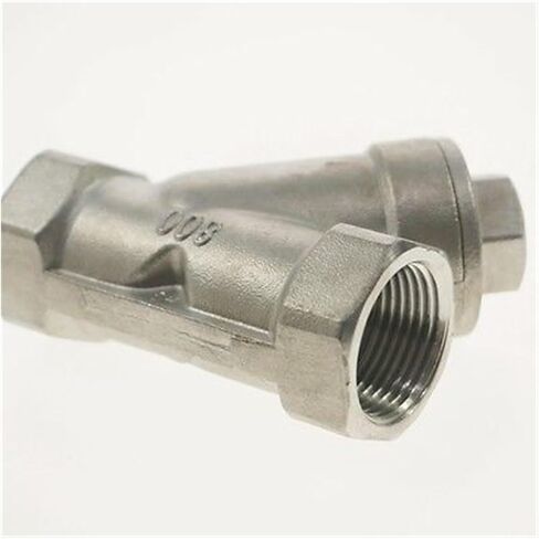 DN32 1-1/4" BSP Female Thread 304 Stainless Steel Inline Y Filter Strainer 229 PSI in Saudi Arabia