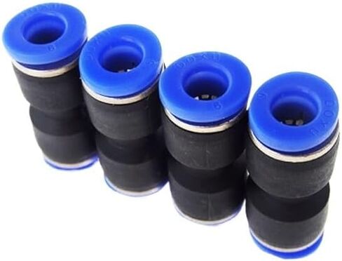 10Pcs PU4 Air Pneumatic 4mm to 4mm Straight Push in Connectors Quick Fittings in Saudi Arabia