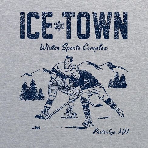 UGP Campus Apparel Ice Town - تي شيرت محاكاة ساخرة لمجمع الرياضات الشتوية التلفزيوني المضحك in Kuwait