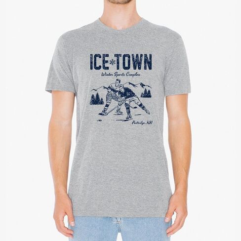 UGP Campus Apparel Ice Town - تي شيرت محاكاة ساخرة لمجمع الرياضات الشتوية التلفزيوني المضحك in Kuwait