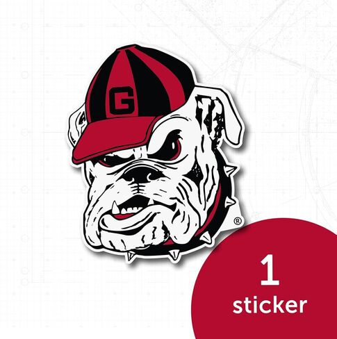 Desert Cactus University of Georgia Sticker Bulldogs UGA Dawgs Vinyl Decal Laptop Water Bottle Car Scrapbook (IND 35) in Kuwait