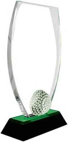 Golf Awards, 9 1/2" Personalized Crystal Golf Tournament Trophy Award in Kuwait