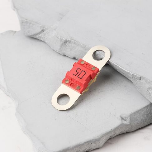 2pcs Car Spiral Red 50A Fuses N10525502 Compatible with Audi A1 A3 Compatible with Passat in Kuwait