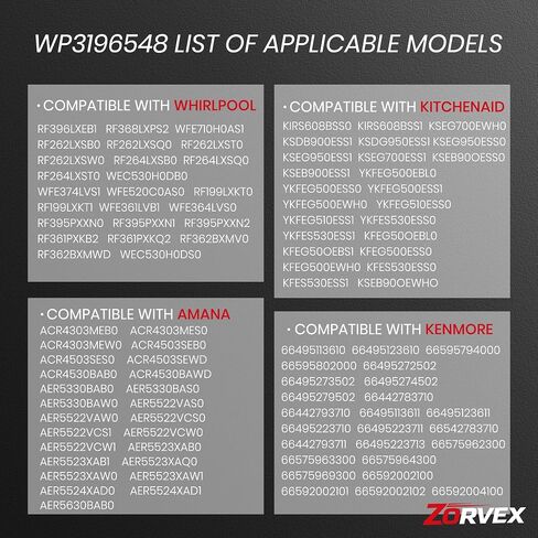 WP3196548 الصمامات الحرارية للفرن مناسبة لاستبدال الصمامات الحرارية Kenmore & Kitchenaid & Maytag & Whirlpool - 3196548 313214 3147620 504857 PS11740991 AP6007866 EAP11740991 in Kuwait