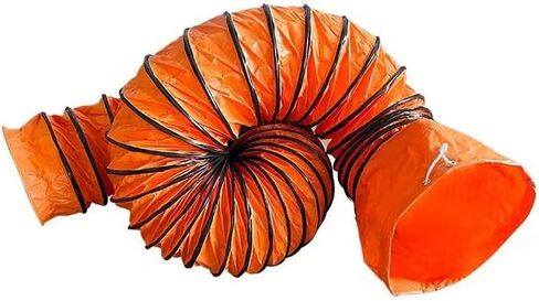 خرطوم أنابيب PVC مرن مقاس 8-36 بوصة - خرطوم أنابيب مروحة عادم منفاخ قابل للتعديل لسهولة التخزين وتدفق الهواء الأمثل (L2mxID650mm) in Kuwait