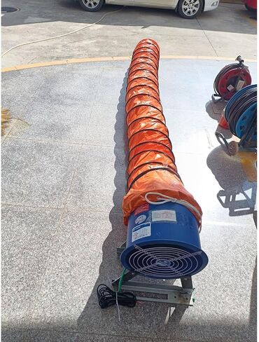 خرطوم أنابيب PVC مرن مقاس 8-36 بوصة - خرطوم أنابيب مروحة عادم منفاخ قابل للتعديل لسهولة التخزين وتدفق الهواء الأمثل (L2mxID650mm) in Kuwait