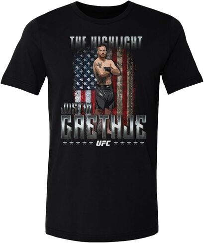 قميص Justin Gaethje UFC ذو 500 مستوى - Justin Gaethje The Highlight Flag WHT in Kuwait