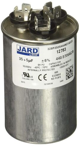 2 حزمة من MARS - المحركات والتجهيزات 12783 Round 35 + 5 فائق التوهج MFD 440V VAC Motor Dual Run Capacitor in Kuwait
