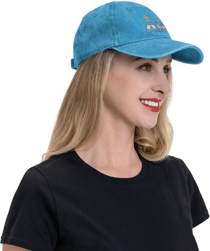 Argentina 1978 1986 2022 Soccer Champions Flag Baseball Cap | Lightweight & Breathable, Vintage Washed Design, Unisex, Outdoor Sports, Casual Travel, Daily Wear in Kuwait