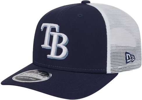 Tampa Bay Rays Trucker 9Seventy Snapback Adjustable Hat Navy in Saudi Arabia